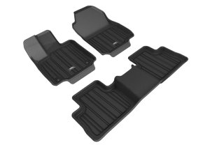 Toyota Rav4 Floor Mat Set - Front + Rear - 3D MAXpider - Elitect - Black - `19-`24